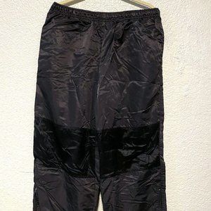 Vintage Nike Mens Track Pants 56323 Athletic Workout Running Nylon Black